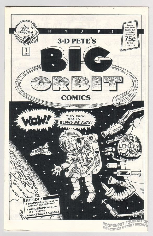 3-D Pete's Big Orbit Comics #1