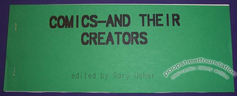 Comics - and Their Creators