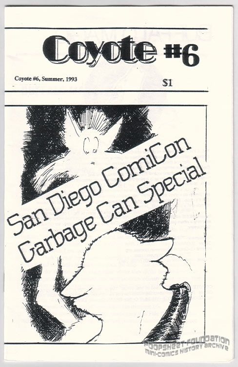 Coyote #6 San Diego ComiCon Garbage Can Special