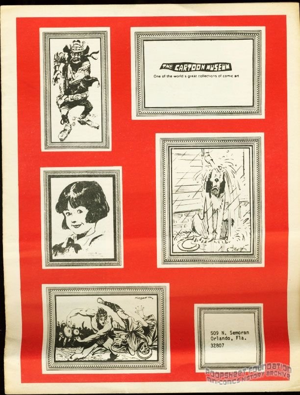 Cartoon Museum promotional booklet