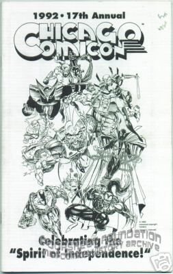Chicago Comicon 1992 program