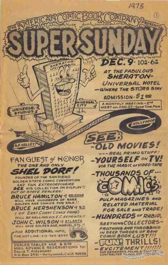 Super Sunday flyer (December 1973)