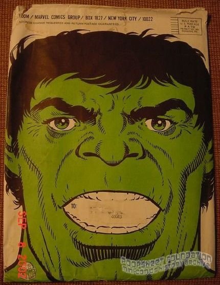 FOOM mailing envelope (Hulk)
