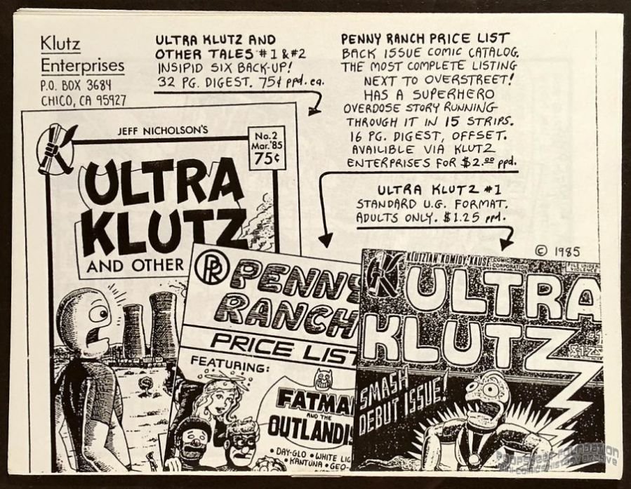 Klutz Enterprises advertisement
