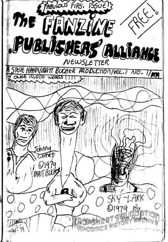 Fanzine Publishers' Alliance Newsletter, The #1