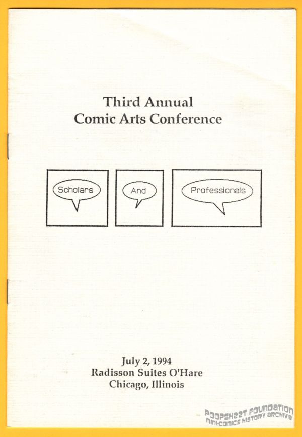 Third Annual Comic Arts Conference