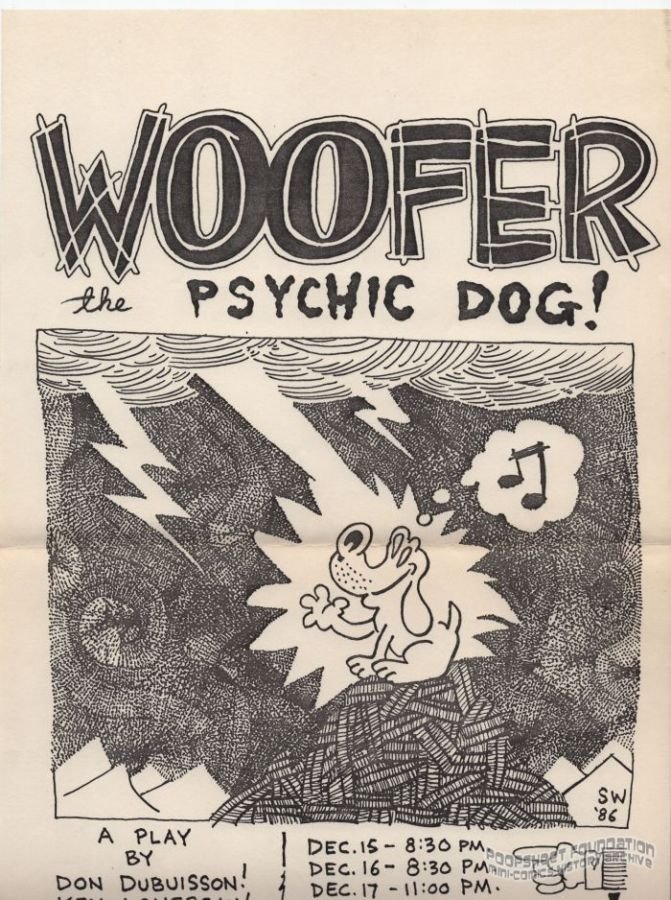 Woofer the Psychic Dog poster