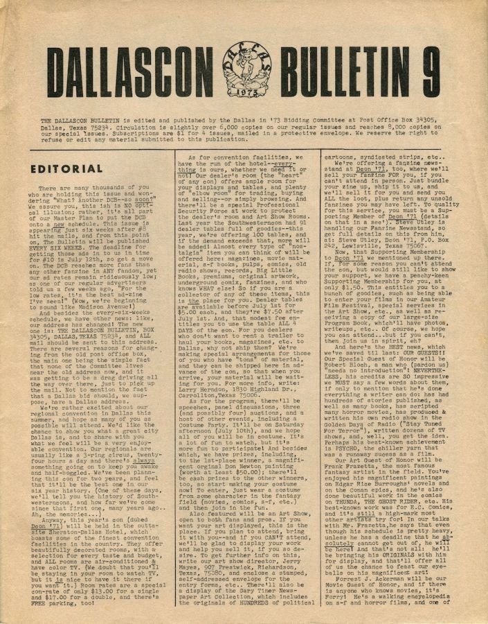 Dallascon Bulletin #09