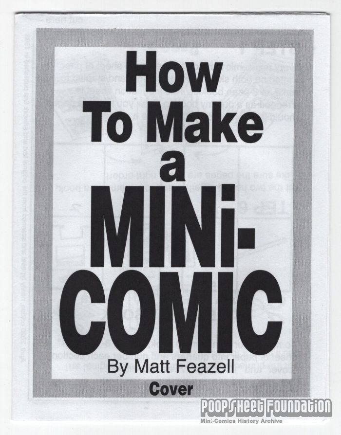 How to Make a Mini-Comic (2020 edition)