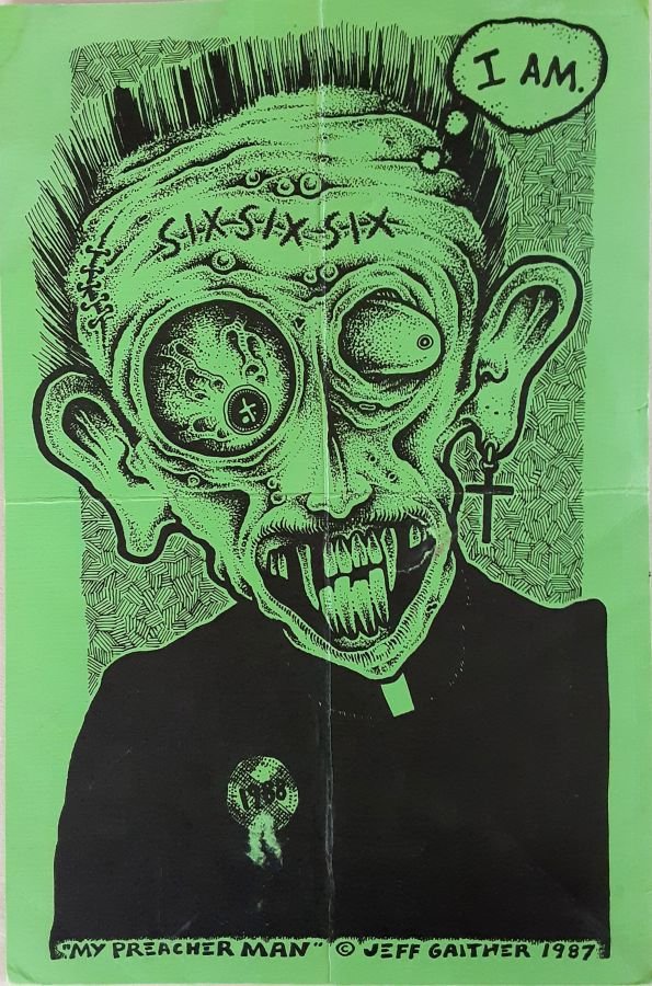 My Preacher Man - Jeff Gaither postcard