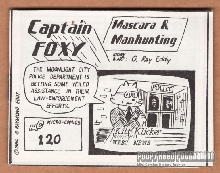 Micro-Comics #120: Captain Foxy: Mascara & Manhunting