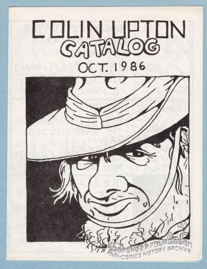 Colin Upton Catalog October 1986