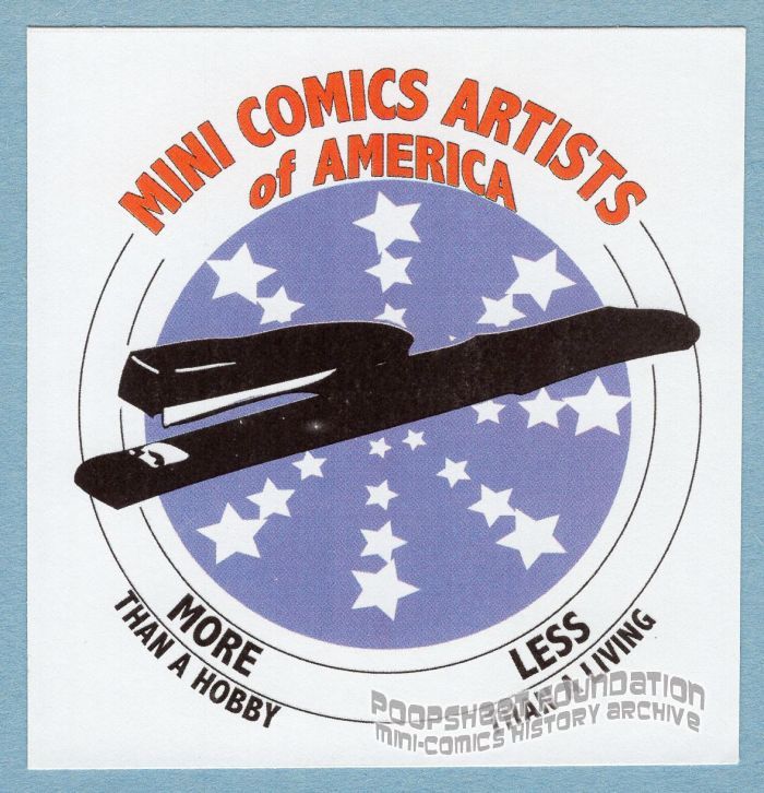 Mini Comics Artists of America sticker