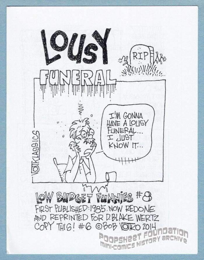 Low Budget Funnies #08: Lousy Funeral (Copy This!)