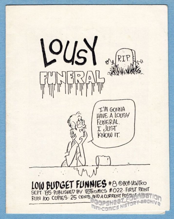 Low Budget Funnies #08: Lousy Funeral