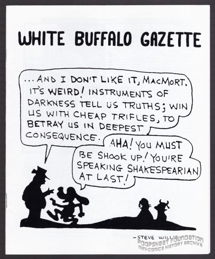 White Buffalo Gazette #Baby Pigeons (mid-March 1999)