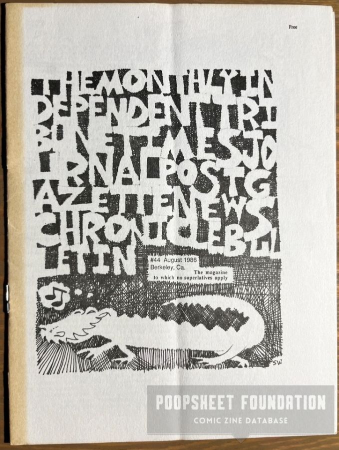 Monthly Independent Tribune Times Journal Post Gazette News Chronicle Bulletin, The #44