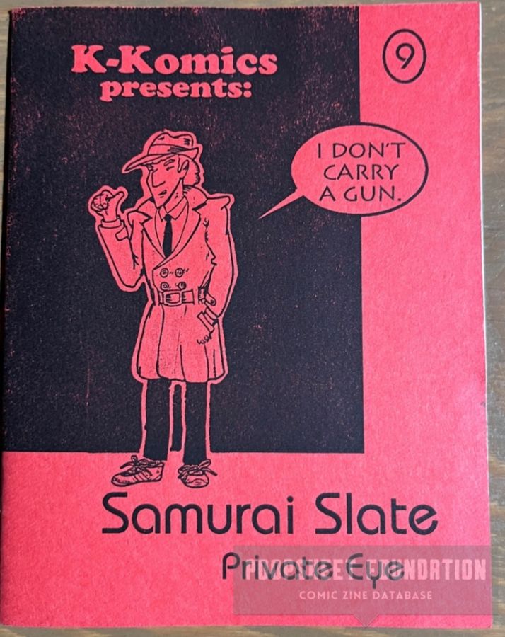 K-Komics #09: Samurai Slate, Private Eye