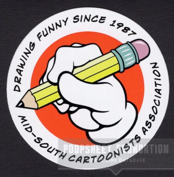 Mid-South Cartoonists Association stickers, etc.