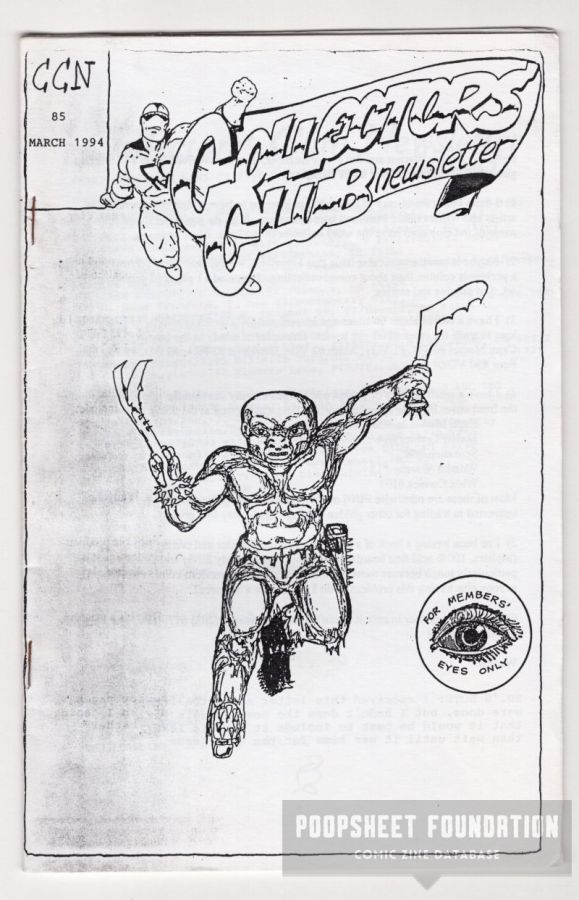 Collectors' Club Newsletter #085