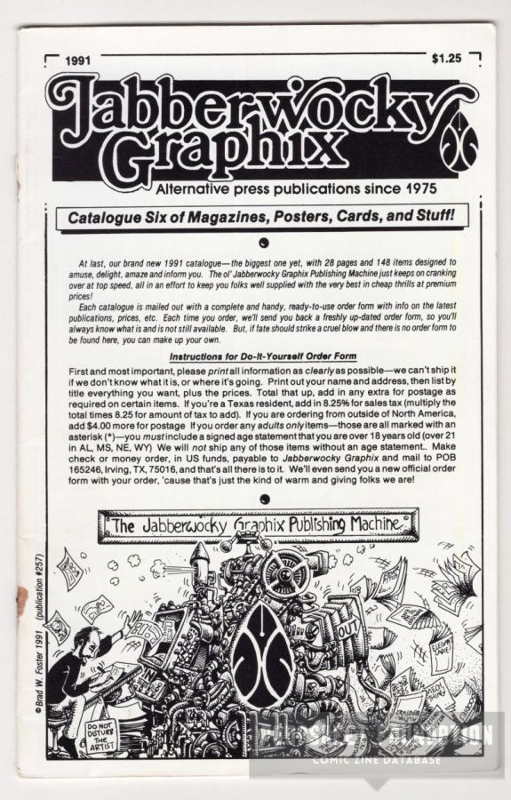 Jabberwocky Graphix Catalog #6
