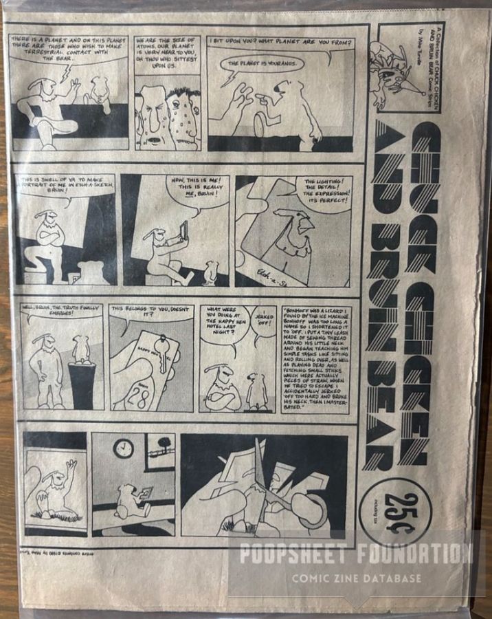 Chuck Chicken and Bruin Bear tabloid