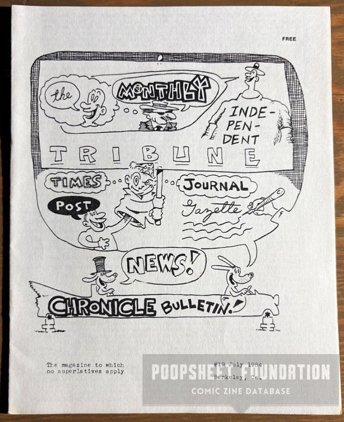 Monthly Independent Tribune Times Journal Post Gazette News Chronicle Bulletin, The #19