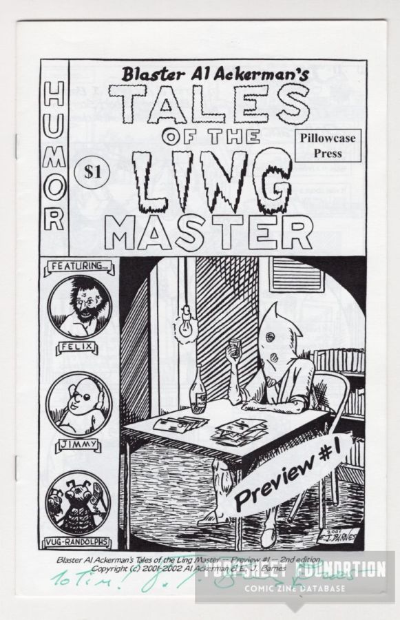 Blaster Al Ackerman's Tales of the Ling Master Preview #1 (2nd)