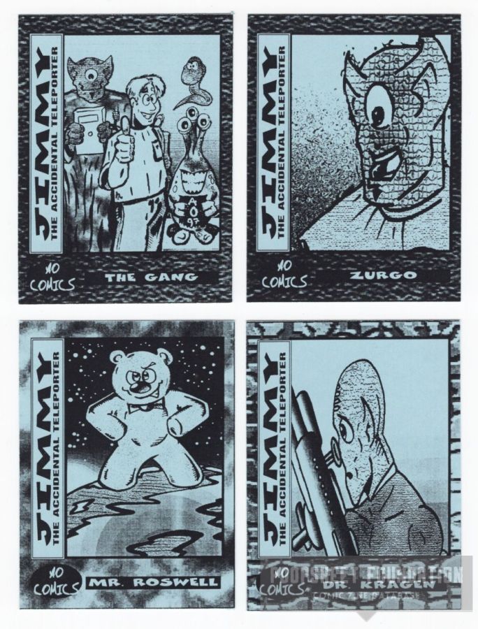 Jimmy the Accidental Teleporter trading cards
