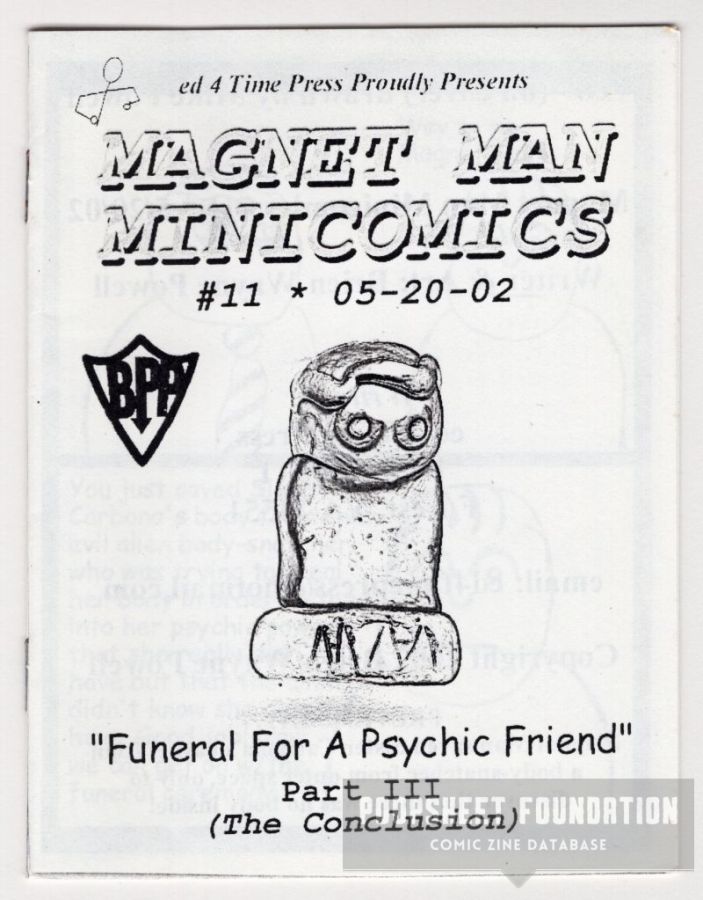 Magnet Man Minicomics #11