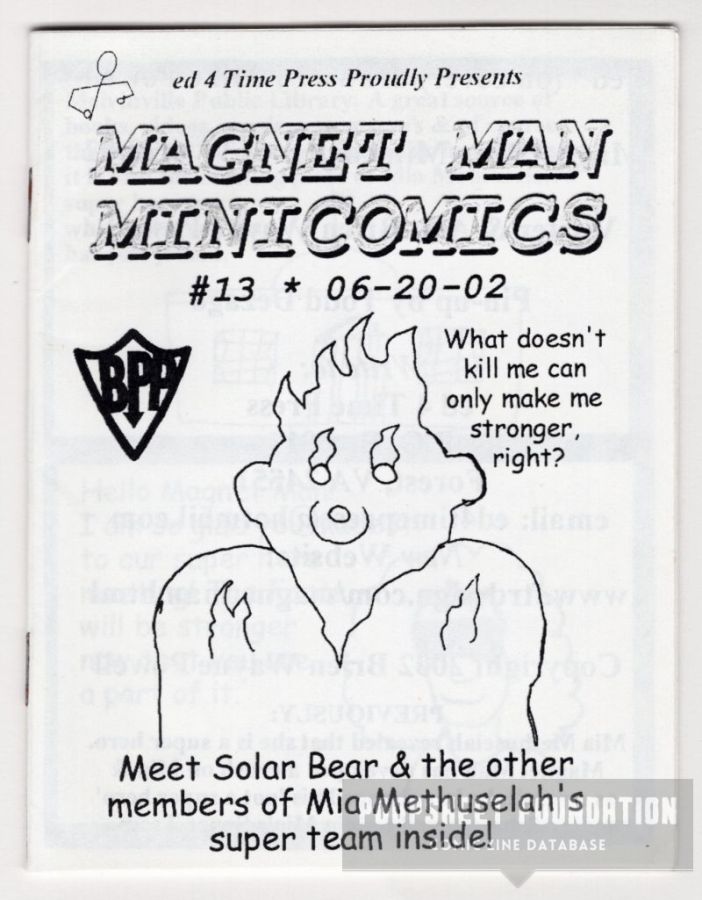 Magnet Man Minicomics #13