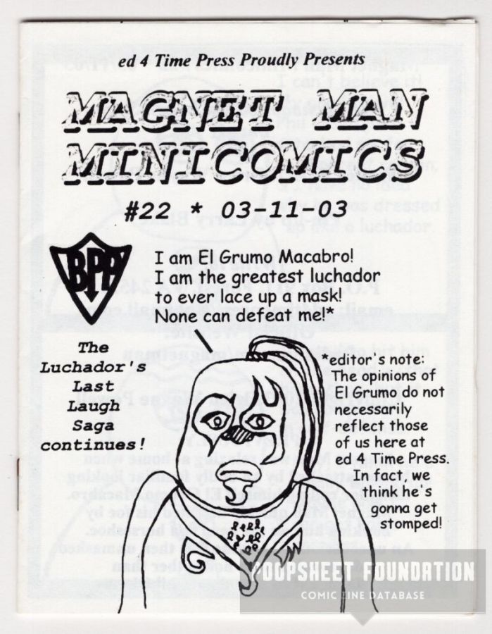 Magnet Man Minicomics #22