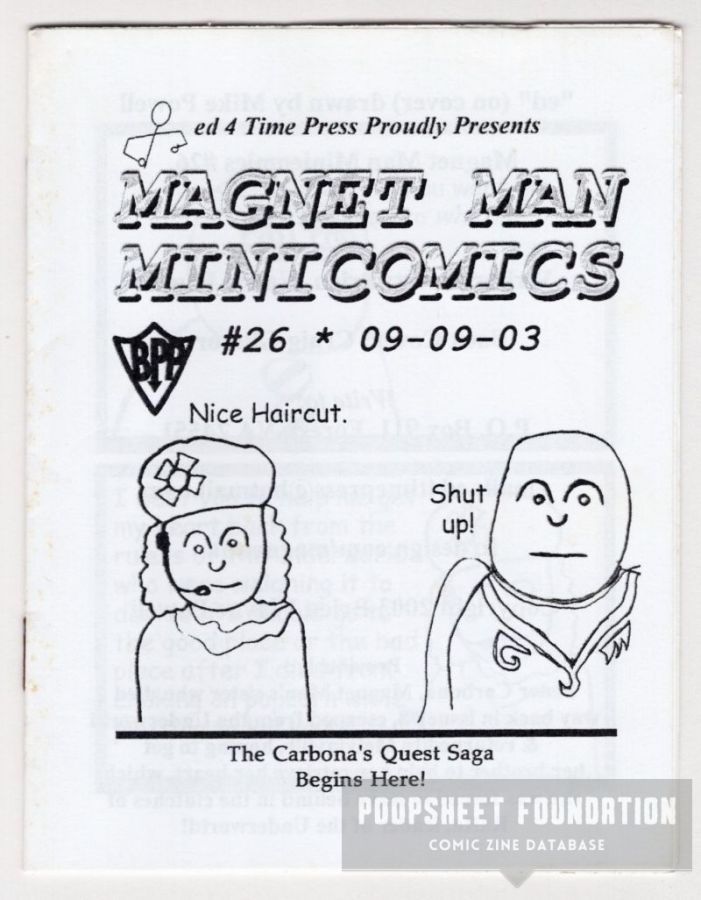 Magnet Man Minicomics #26