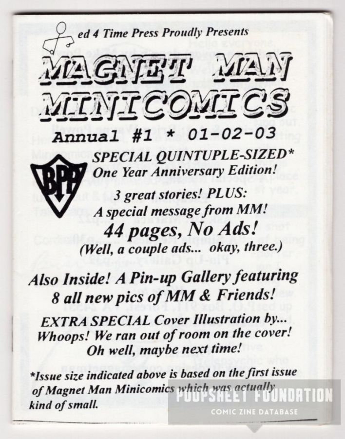 Magnet Man Minicomics Annual #1