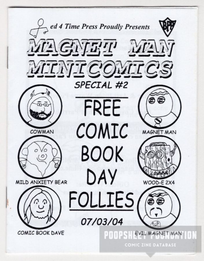 Magnet Man Minicomics Special #2: Free Comic Book Day Follies