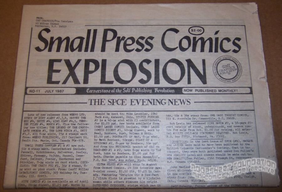 Small Press Comics Explosion Vol. 1, #11