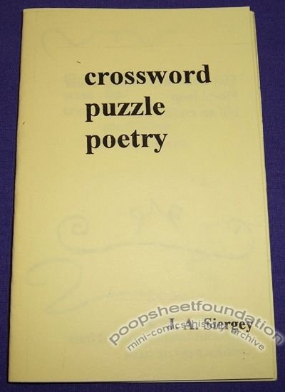 Crossword Puzzle Poetry