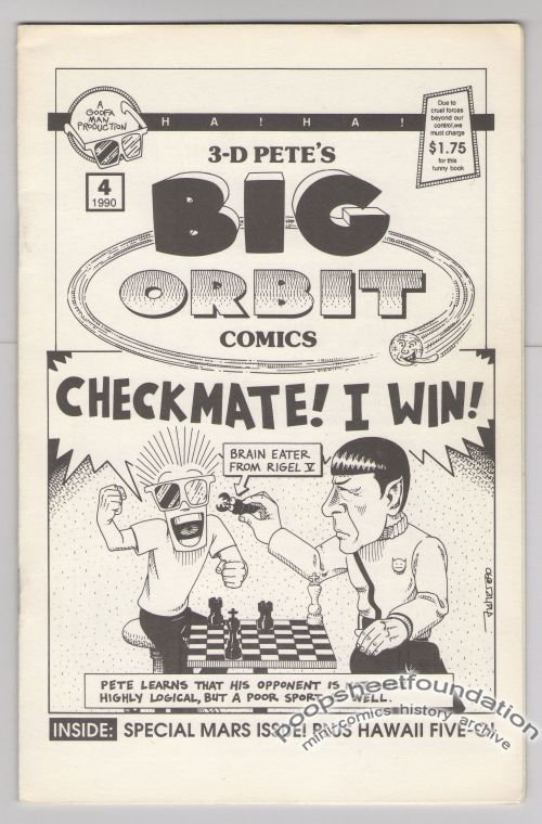 3-D Pete's Big Orbit Comics #4