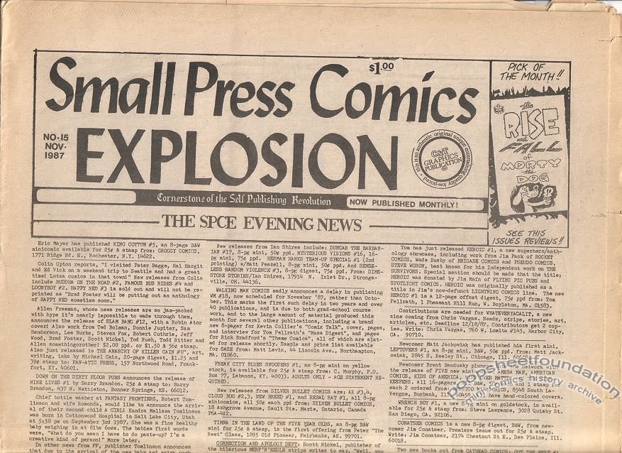 Small Press Comics Explosion Vol. 1, #15