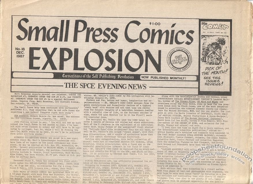 Small Press Comics Explosion Vol. 1, #16