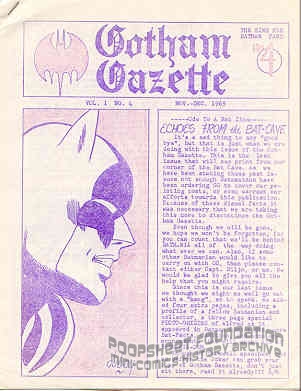 Gotham Gazette #4 - Poopsheet Foundation