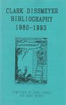 Clark Dissmeyer Bibliography 1980-1993