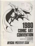 1980 Comic Art Convention program book