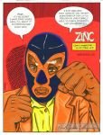 Zinc Comics postcard