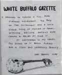 White Buffalo Gazette #Tiny Rare Stringed-Instrument